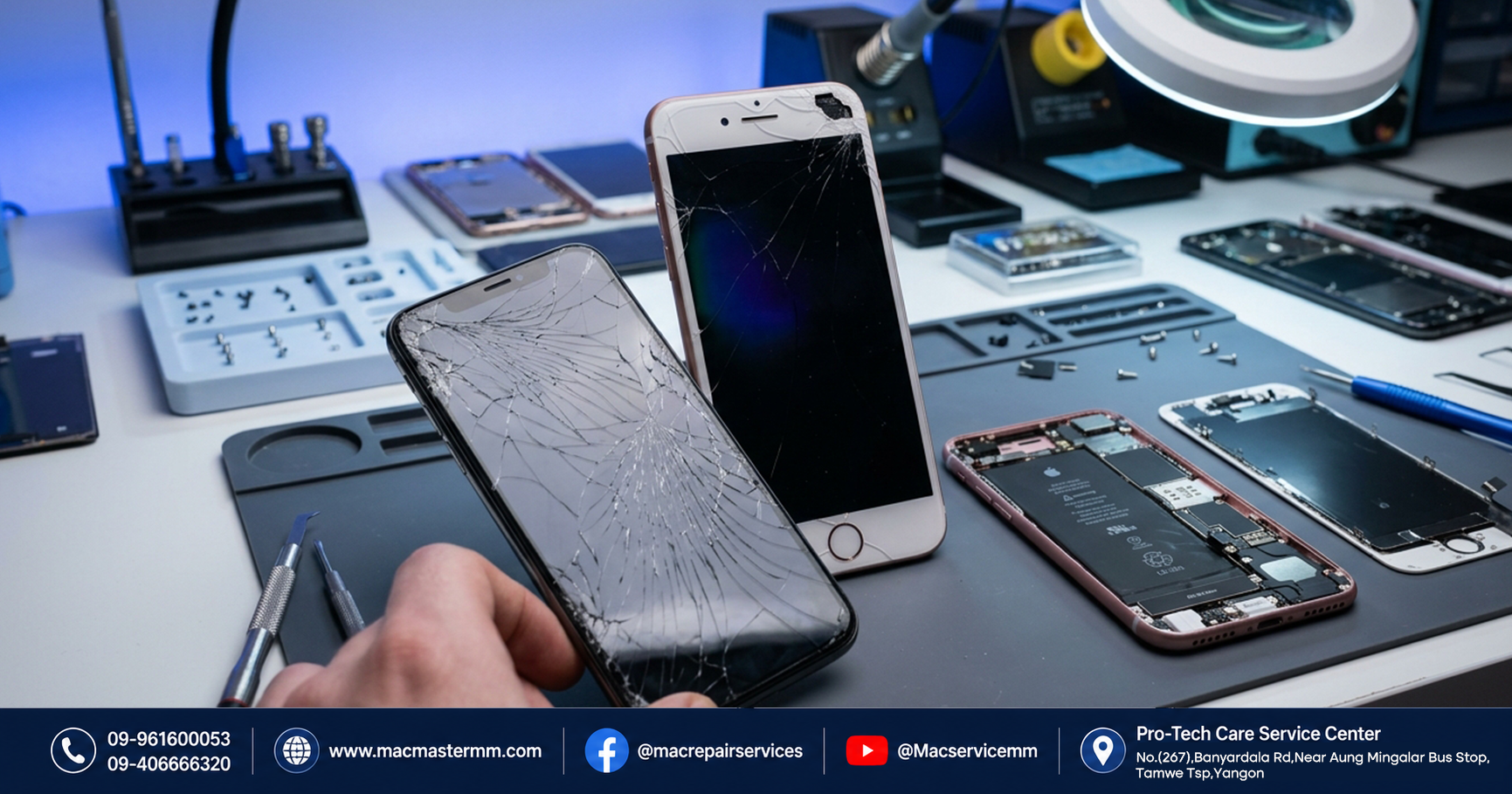 iPhone မှန်တွေဘာလို့ပျက်လဲ?